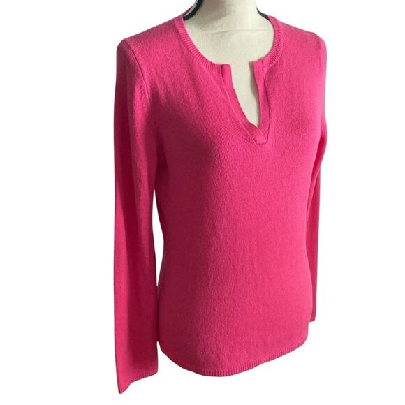 Vintage peck and peck luxury cashmere sweater m barbiecore preppy softgrunge Y2K - Picture 3 of 7